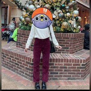 Universal Thread Burgundy Corduroy Pants